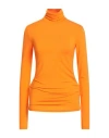 Sportmax Woman T-shirt Orange Size Xl Modal, Elastane In Orange