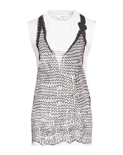 Sportmax Woman T-shirt White Size S Cotton