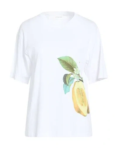Sportmax Woman T-shirt White Size Xs Cotton