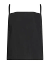 Sportmax Woman Top Black Size 8 Cotton In Black