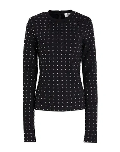 SPORTMAX SPORTMAX WOMAN TOP BLACK SIZE L POLYAMIDE