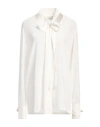 Sportmax Woman Top Ivory Size 8 Silk In White