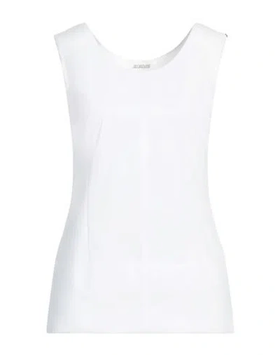 Sportmax White Polyester Padded Fico Top In 001