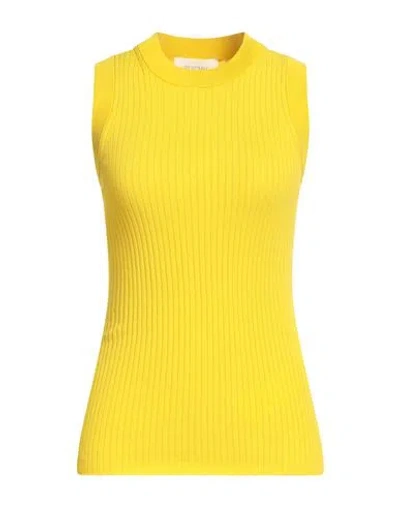 Sportmax Woman Top Yellow Size M Cotton