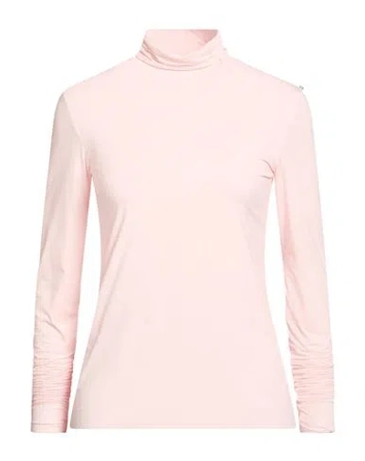 Sportmax Woman T-shirt Light Pink Size L Polyamide, Elastane