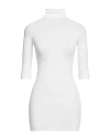 Sportmax Woman Turtleneck White Size Xs Modal, Polyester