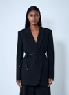 Sportmax 'glassa' Blazer In Black