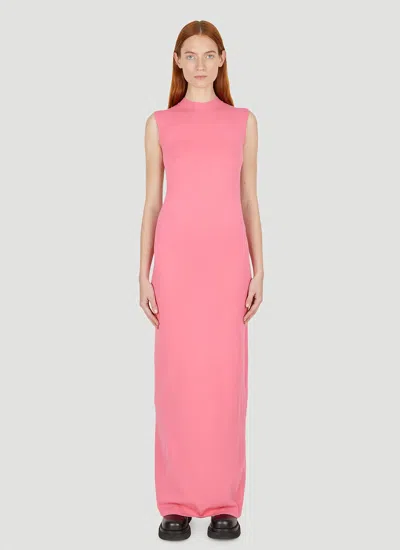 Sportmax Women Calcio Open Back Maxi Dress In Pink
