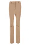Sportmax Straight Leg Trousers With Pockets And Belt Loops In Cream