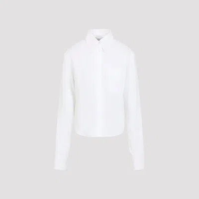 Sportmax Women's Mini Cotton Blend Shirt In White