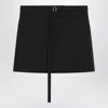 Sportmax Skirt With Belted Waist And Pockets In Black