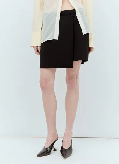Sportmax Women Mini Wrap Skirt In Black