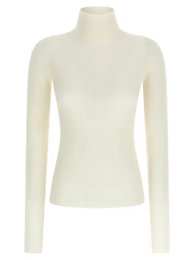 Sportmax White Niagara Turtleneck Sweater