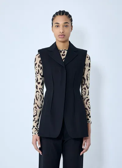 Sportmax Women Oca Tailored Vest In Black