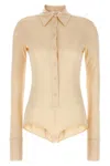 Sportmax Woman Bodysuit Ivory Size L Viscose In Cream