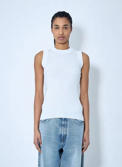 Sportmax Women Rib Tank Top In White