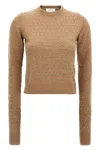 Sportmax Women Studded Wool-blend Sweater In Cream