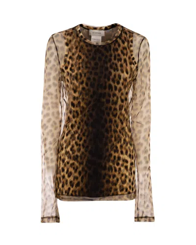Sportmax Women's Sporty Knit Top In Marrone Beige