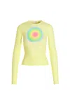 Sportmax Terry Top In Yellow