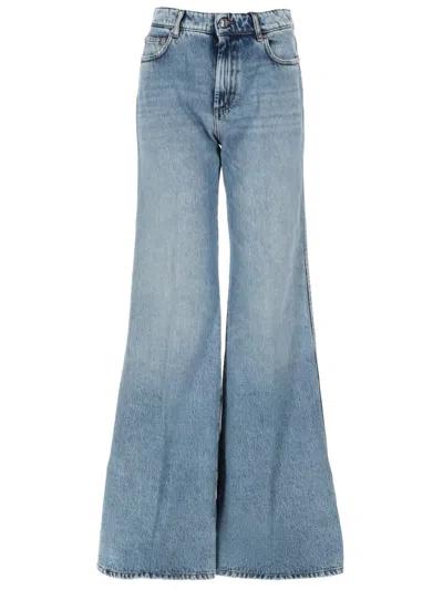 Sportmax Women's Zero Cotton Jeans In Blue