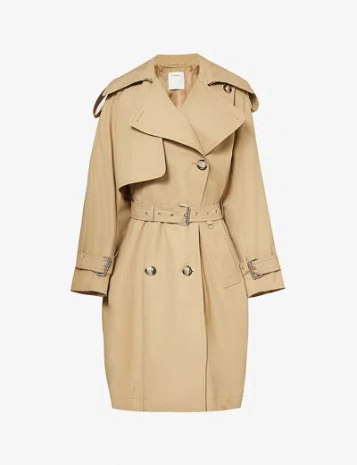 Sportmax Ricamo Raincoat In Beige