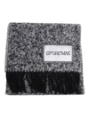 Sportmax Woo Blend Scarf In Gray