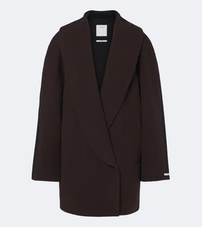 Sportmax Wool And Cashmere Coat In Brown