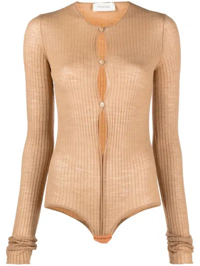SPORTMAX SPORTMAX WOOL BLEND BODYSUIT