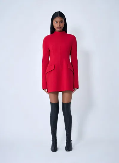Sportmax Wool-blend Dress In Red