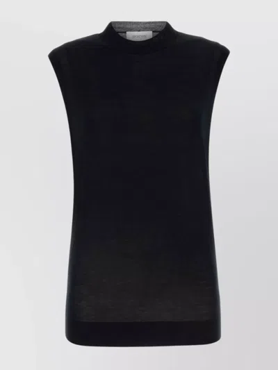 Sportmax Wool Blend Odissea Top In Black