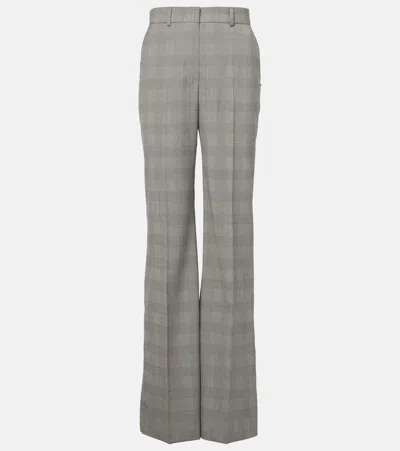 Sportmax Weite Hose Aus Einem Wollgemisch In Multicolor