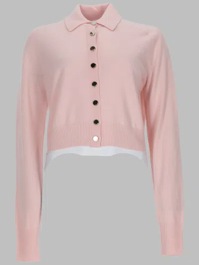 Sportmax Wool Cardigan In Pink
