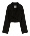 Sportmax Wool Coat In Black
