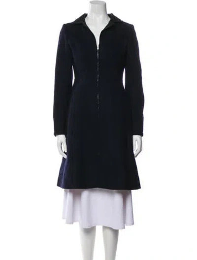 Pre-owned Sportmax Wool Coat In Blue