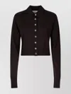 Sportmax Soft Fit Wool Cropped Cardigan Clothing In Brown