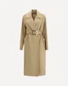 Sportmax Wool Dressing Coat In Nude