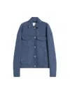 Sportmax Celso Jacket With Chest Pockets And Long Sleeves In Blue