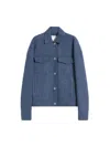Sportmax Celso Jacket With Chest Pockets And Long Sleeves In Blue