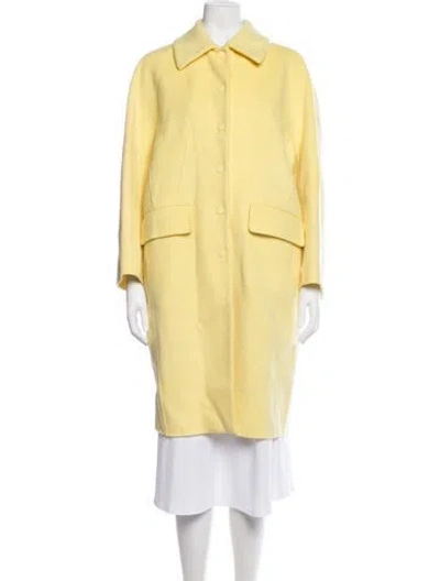 Pre-owned Sportmax Wool Jacket In Yellow