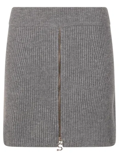 Sportmax Wool Knit Miniskirt In Multi