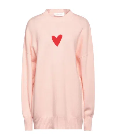 Sportmax Wool Knit Sweater In Nude
