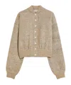 Sportmax Wool Knitted Pilot Jacket In Nude