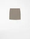 Sportmax Checked Mini Skirt In Gray