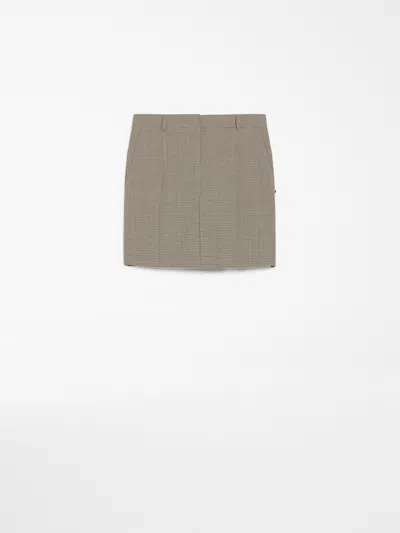 SPORTMAX WOOL MINI SKIRT