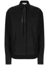 Sportmax Black Wool Shirt In Black