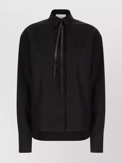 SPORTMAX WOOL SHIRT BUTTONED CUFFS