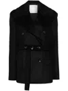 SPORTMAX WOOL SHORT COAT