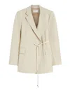 Sportmax Wool Short Coat In Neutral
