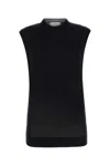 Sportmax Wool Silk Sweater In Black