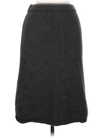 Pre-owned Sportmax Wool Skirt In Gray
